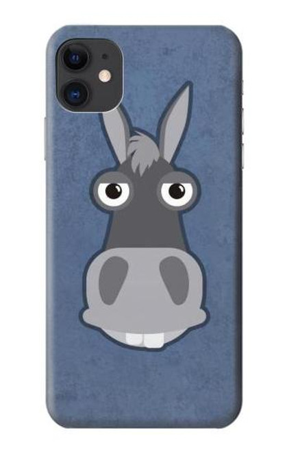 W3271 Donkey Cartoon Hard Case and Leather Flip Case For iPhone 11