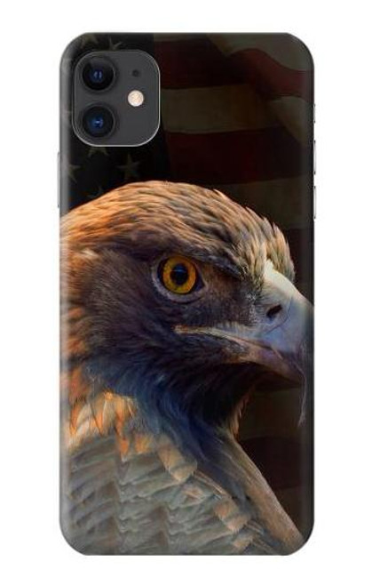 W3376 Eagle American Flag Hard Case and Leather Flip Case For iPhone 11