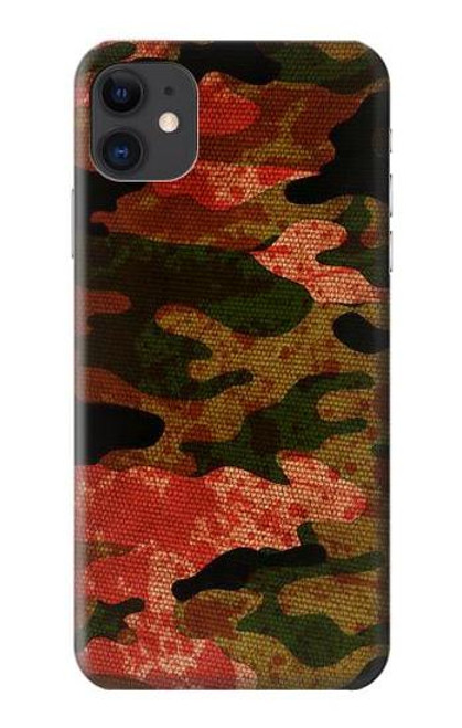 W3393 Camouflage Blood Splatter Hard Case and Leather Flip Case For iPhone 11