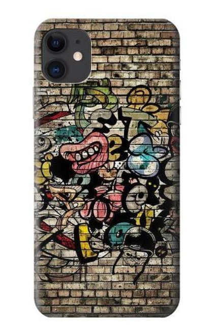 W3394 Graffiti Wall Hard Case and Leather Flip Case For iPhone 11