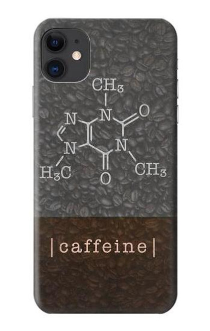 W3475 Caffeine Molecular Hard Case and Leather Flip Case For iPhone 11