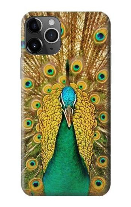 W0513 Peacock Hard Case and Leather Flip Case For iPhone 11 Pro