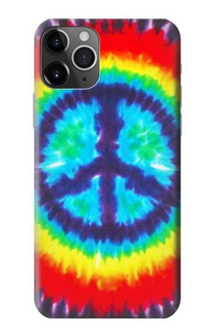 W1870 Tie Dye Peace Hard Case and Leather Flip Case For iPhone 11 Pro