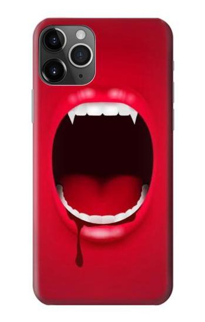 W2103 Vampire Mouth Hard Case and Leather Flip Case For iPhone 11 Pro