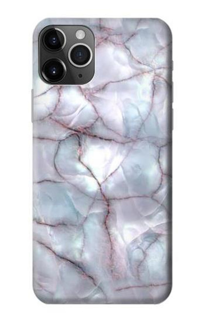 W2316 Dark Blue Marble Texture Graphic Print Hard Case and Leather Flip Case For iPhone 11 Pro