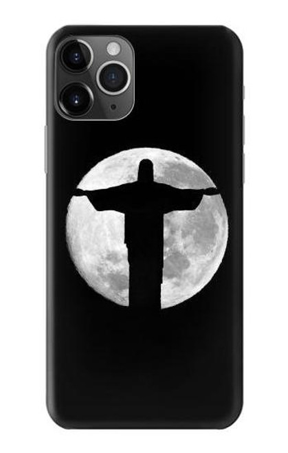 W2511 Jesus Statue Christ Rio de Janeiro Hard Case and Leather Flip Case For iPhone 11 Pro