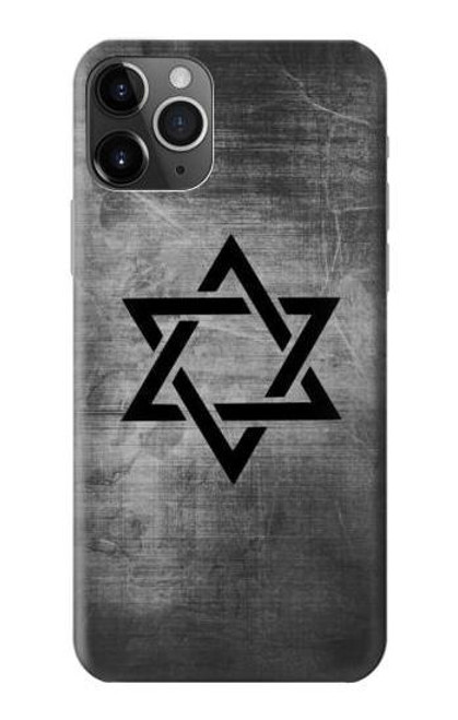 W3107 Judaism Star of David Symbol Hard Case and Leather Flip Case For iPhone 11 Pro