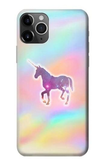 W3203 Rainbow Unicorn Hard Case and Leather Flip Case For iPhone 11 Pro