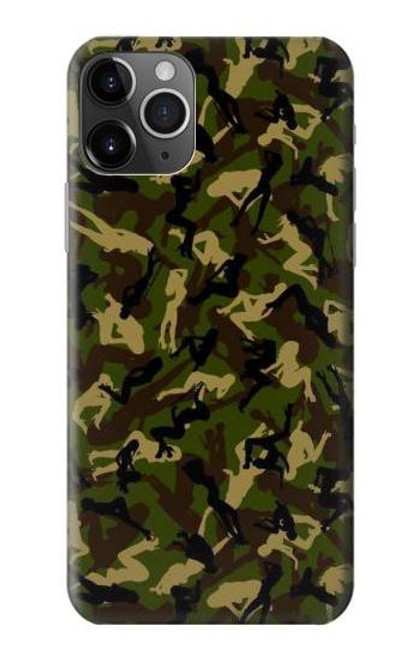 W3356 Sexy Girls Camo Camouflage Hard Case and Leather Flip Case For iPhone 11 Pro