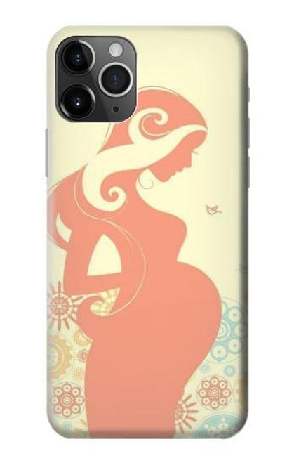 W0815 Pregnant Art Hard Case and Leather Flip Case For iPhone 11 Pro Max