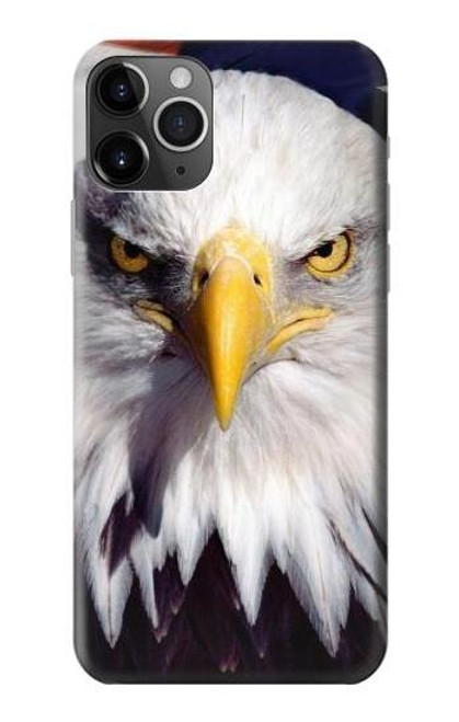 W0854 Eagle American Hard Case and Leather Flip Case For iPhone 11 Pro Max