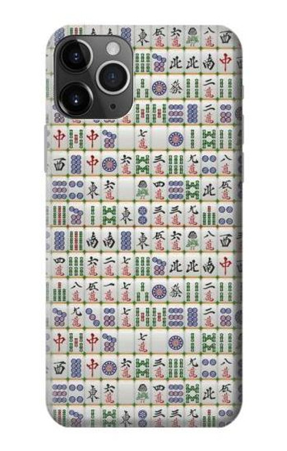 W1051 Mahjong Hard Case and Leather Flip Case For iPhone 11 Pro Max