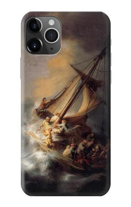 W1091 Rembrandt Christ in The Storm Hard Case and Leather Flip Case For iPhone 11 Pro Max