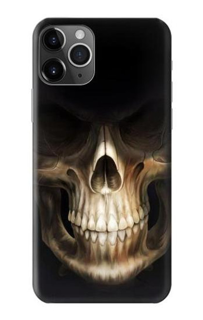 W1107 Skull Face Grim Reaper Hard Case and Leather Flip Case For iPhone 11 Pro Max