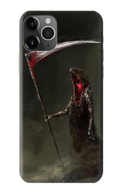 W1319 Grim Reaper Death Scythe Hard Case and Leather Flip Case For iPhone 11 Pro Max