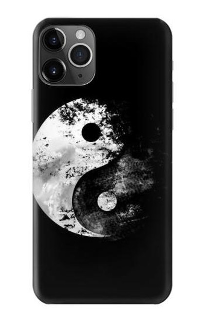 W1372 Moon Yin-Yang Hard Case and Leather Flip Case For iPhone 11 Pro Max