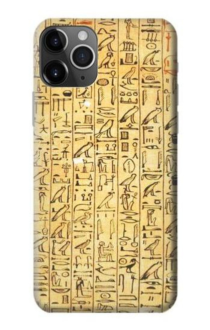 W1625 Egyptian Coffin Texts Hard Case and Leather Flip Case For iPhone 11 Pro Max