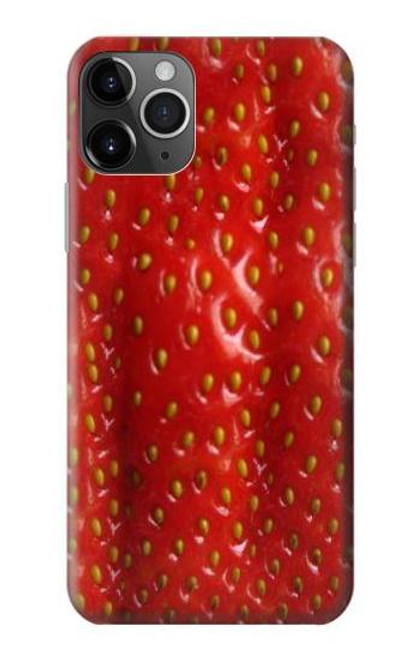 W2225 Strawberry Hard Case and Leather Flip Case For iPhone 11 Pro Max