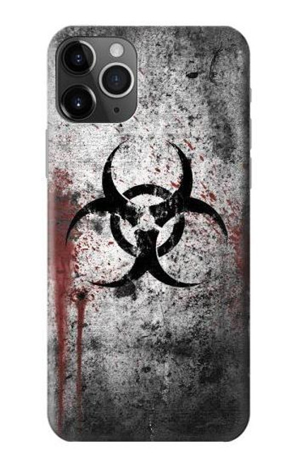 W2440 Biohazards Biological Hazard Hard Case and Leather Flip Case For iPhone 11 Pro Max