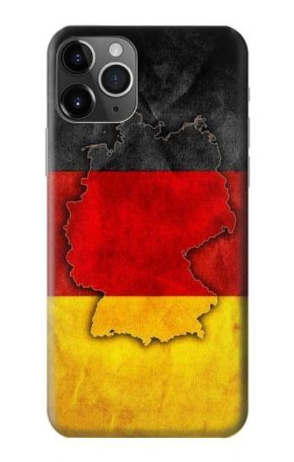 W2935 Germany Flag Map Hard Case and Leather Flip Case For iPhone 11 Pro Max