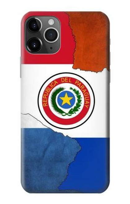 W3017 Paraguay Flag Hard Case and Leather Flip Case For iPhone 11 Pro Max