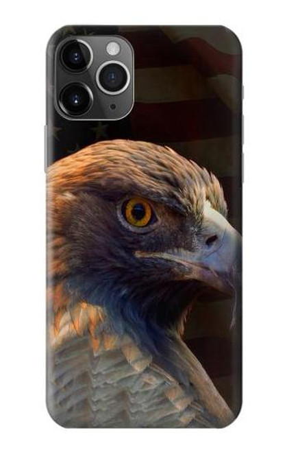 W3376 Eagle American Flag Hard Case and Leather Flip Case For iPhone 11 Pro Max