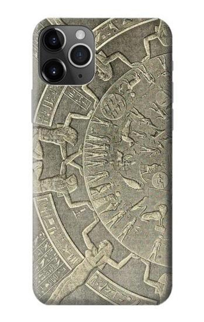 W3396 Dendera Zodiac Ancient Egypt Hard Case and Leather Flip Case For iPhone 11 Pro Max