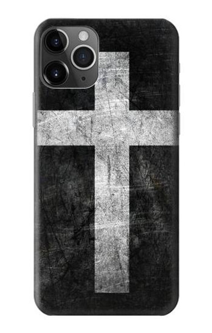 W3491 Christian Cross Hard Case and Leather Flip Case For iPhone 11 Pro Max