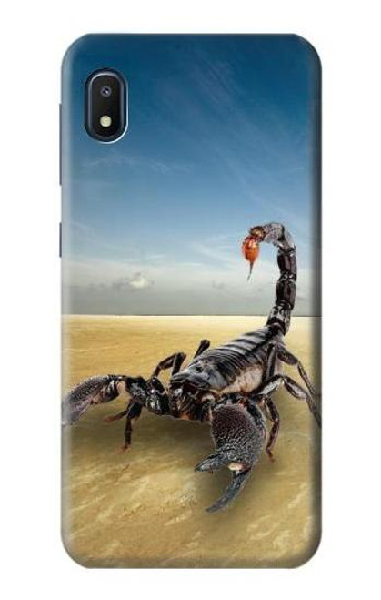 W0150 Desert Scorpion Hard Case and Leather Flip Case For Samsung Galaxy A10e