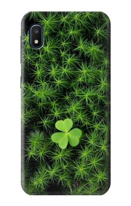 W0358 Clover Lucky Leaf Hard Case and Leather Flip Case For Samsung Galaxy A10e