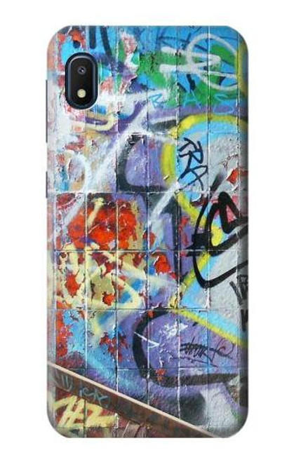 W0588 Wall Graffiti Hard Case and Leather Flip Case For Samsung Galaxy A10e