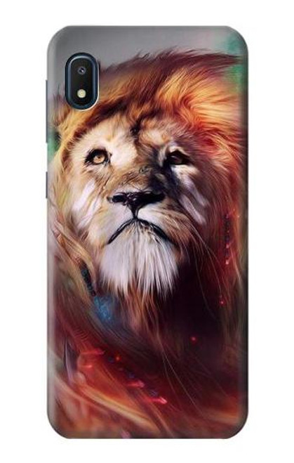 W0691 Leo Paint Hard Case and Leather Flip Case For Samsung Galaxy A10e