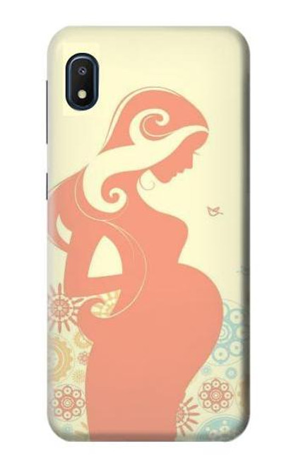 W0815 Pregnant Art Hard Case and Leather Flip Case For Samsung Galaxy A10e