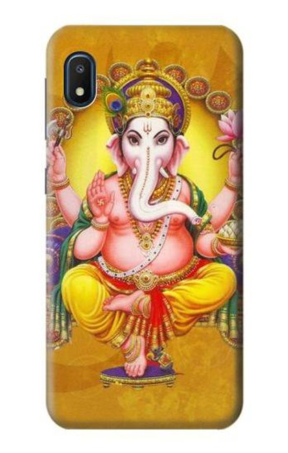 W0896 Lord Ganesh Hindu God Hard Case and Leather Flip Case For Samsung Galaxy A10e