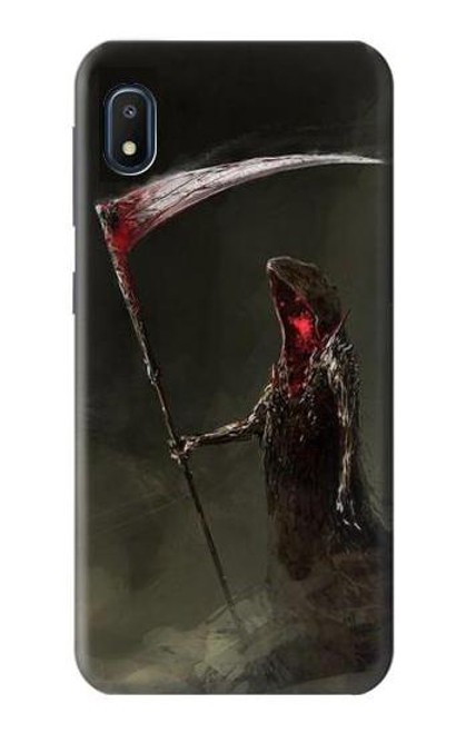 W1319 Grim Reaper Death Scythe Hard Case and Leather Flip Case For Samsung Galaxy A10e