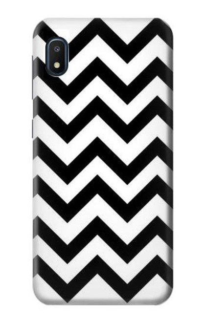 W1613 Chevron Zigzag Hard Case and Leather Flip Case For Samsung Galaxy A10e