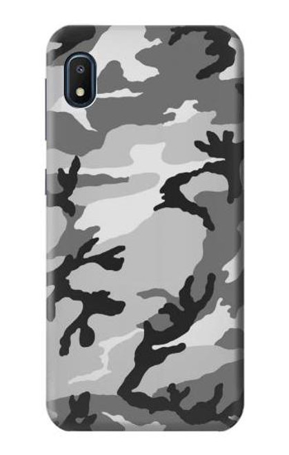 W1721 Snow Camouflage Graphic Printed Hard Case and Leather Flip Case For Samsung Galaxy A10e