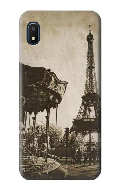 W2174 Eiffel Tower Vintage Paris Hard Case and Leather Flip Case For Samsung Galaxy A10e