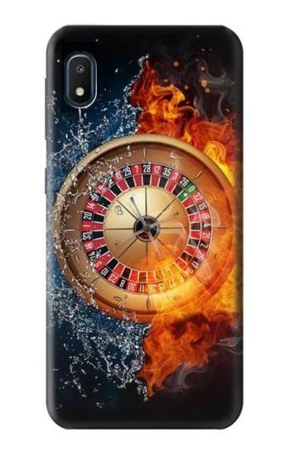 W2289 Roulette Casino Gamble Hard Case and Leather Flip Case For Samsung Galaxy A10e