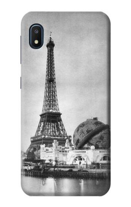 W2350 Old Paris Eiffel Tower Hard Case and Leather Flip Case For Samsung Galaxy A10e