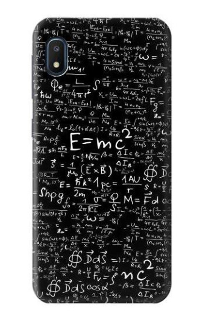 W2574 Mathematics Physics Blackboard Equation Hard Case and Leather Flip Case For Samsung Galaxy A10e