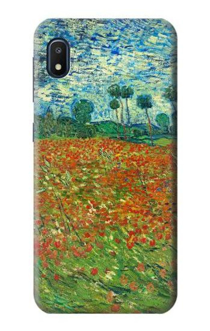 W2681 Field Of Poppies Vincent Van Gogh Hard Case and Leather Flip Case For Samsung Galaxy A10e