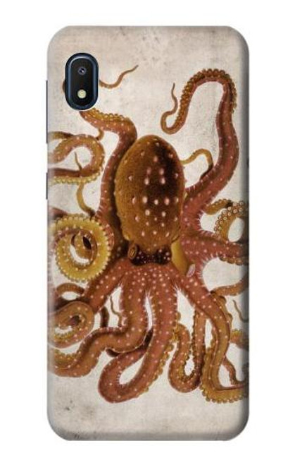 W2801 Vintage Octopus Hard Case and Leather Flip Case For Samsung Galaxy A10e