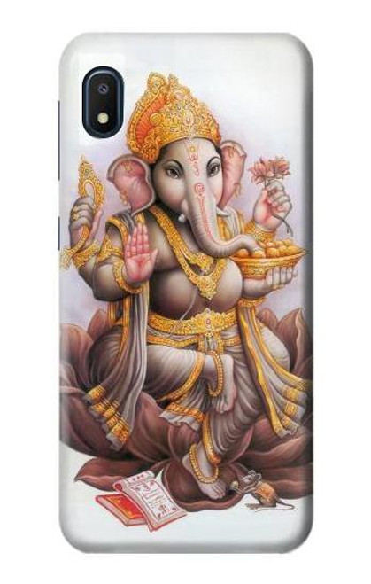 W2820 Hindu God Ganesha Ganapati Vinayaka Hard Case and Leather Flip Case For Samsung Galaxy A10e