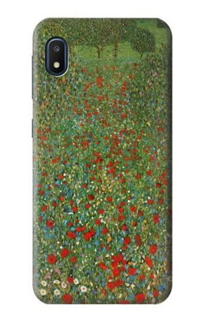 W2872 Gustav Klimt Poppy Field Hard Case and Leather Flip Case For Samsung Galaxy A10e