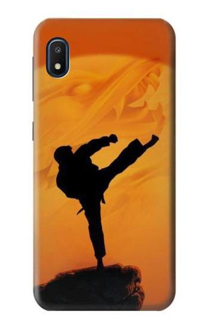 W3024 Kung Fu Karate Fighter Hard Case and Leather Flip Case For Samsung Galaxy A10e