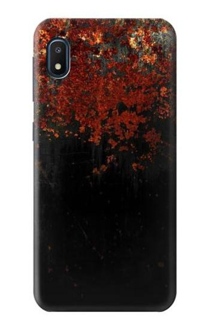 W3071 Rusted Metal Texture Graphic Hard Case and Leather Flip Case For Samsung Galaxy A10e