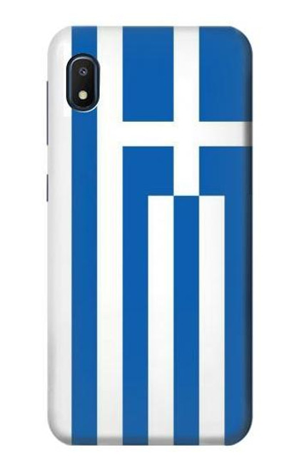 W3102 Flag of Greece Hard Case and Leather Flip Case For Samsung Galaxy A10e