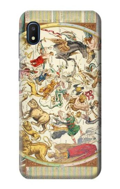 W3145 Antique Constellation Star Sky Map Hard Case and Leather Flip Case For Samsung Galaxy A10e