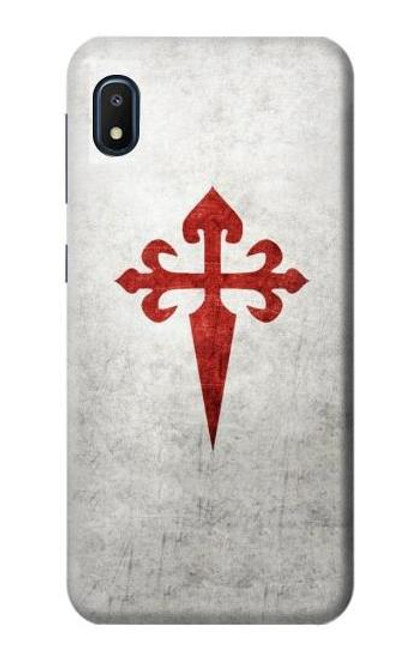 W3200 Order of Santiago Cross of Saint James Hard Case and Leather Flip Case For Samsung Galaxy A10e